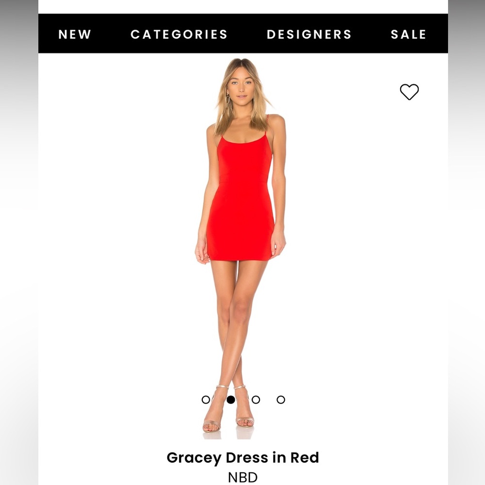 Revolve Red mini dress